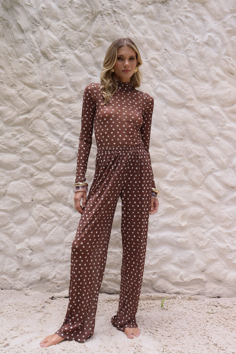 Calça Tule Cacao Petit