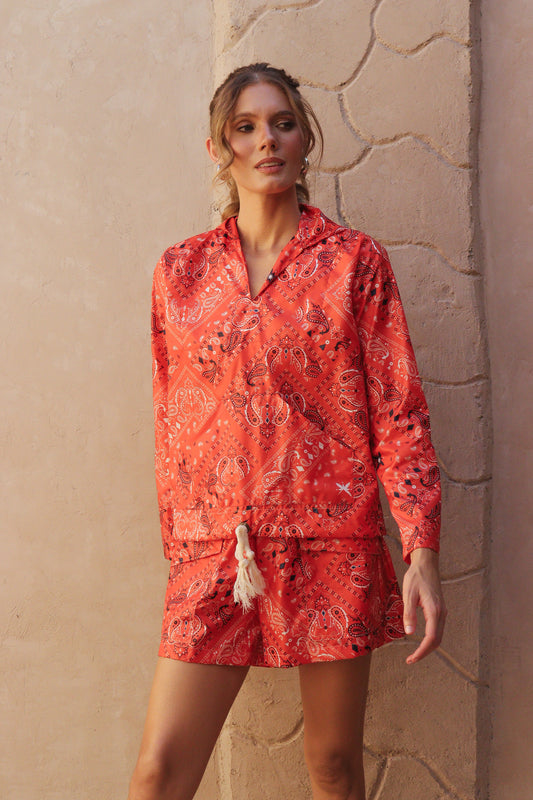 Jaqueta Paisley Siena