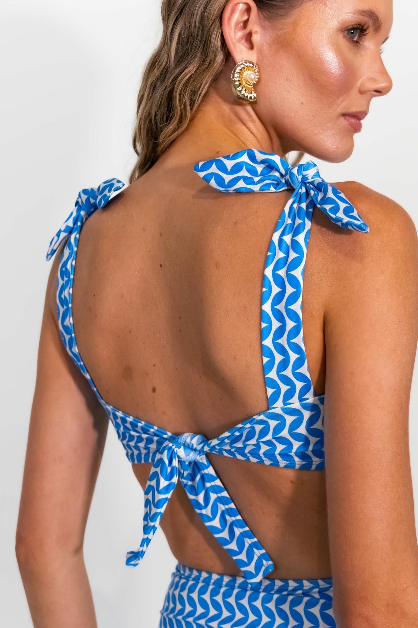 Top Faixa Maré Azul