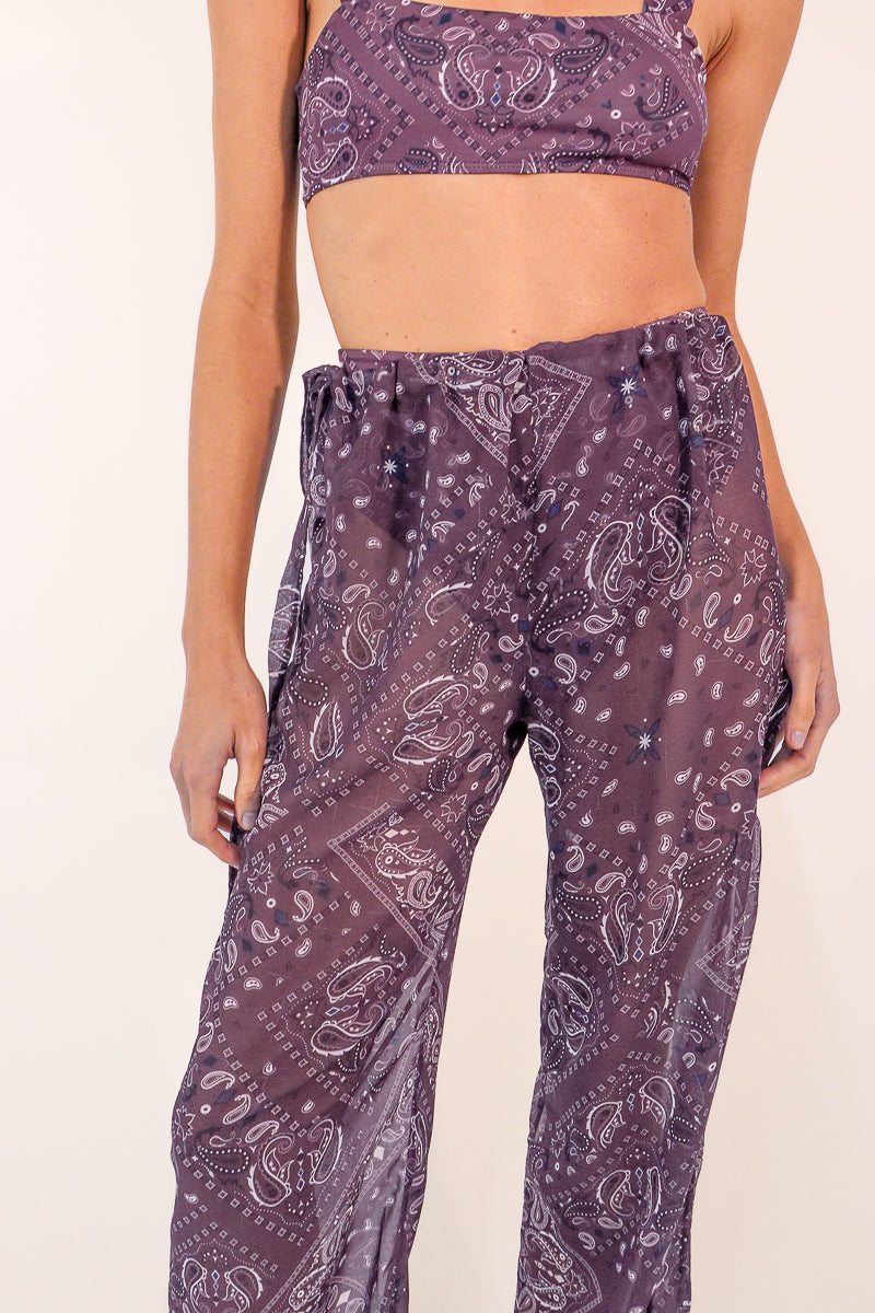 Calça Paisley Raisin
