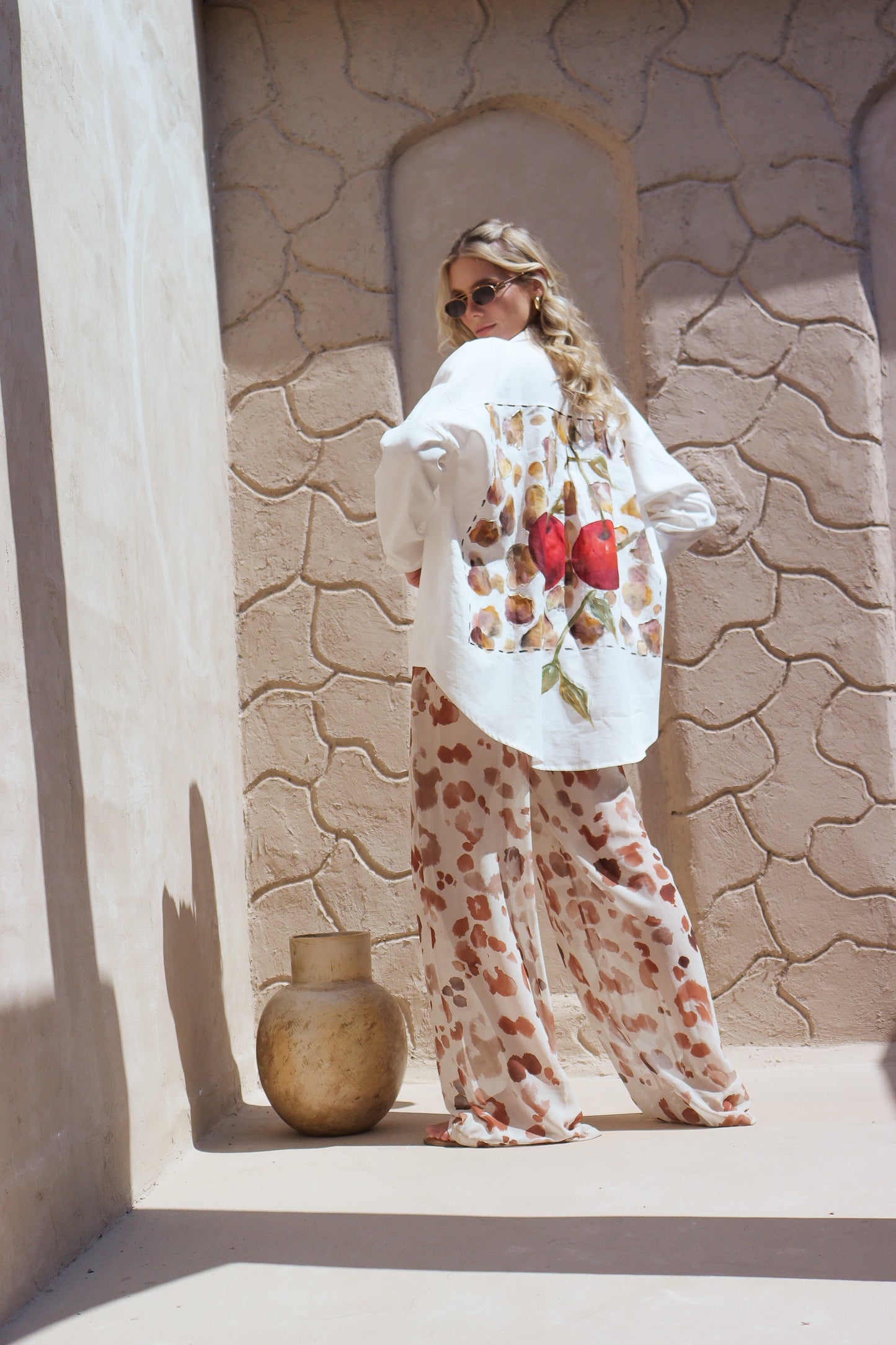 Calça Pantalona Onça