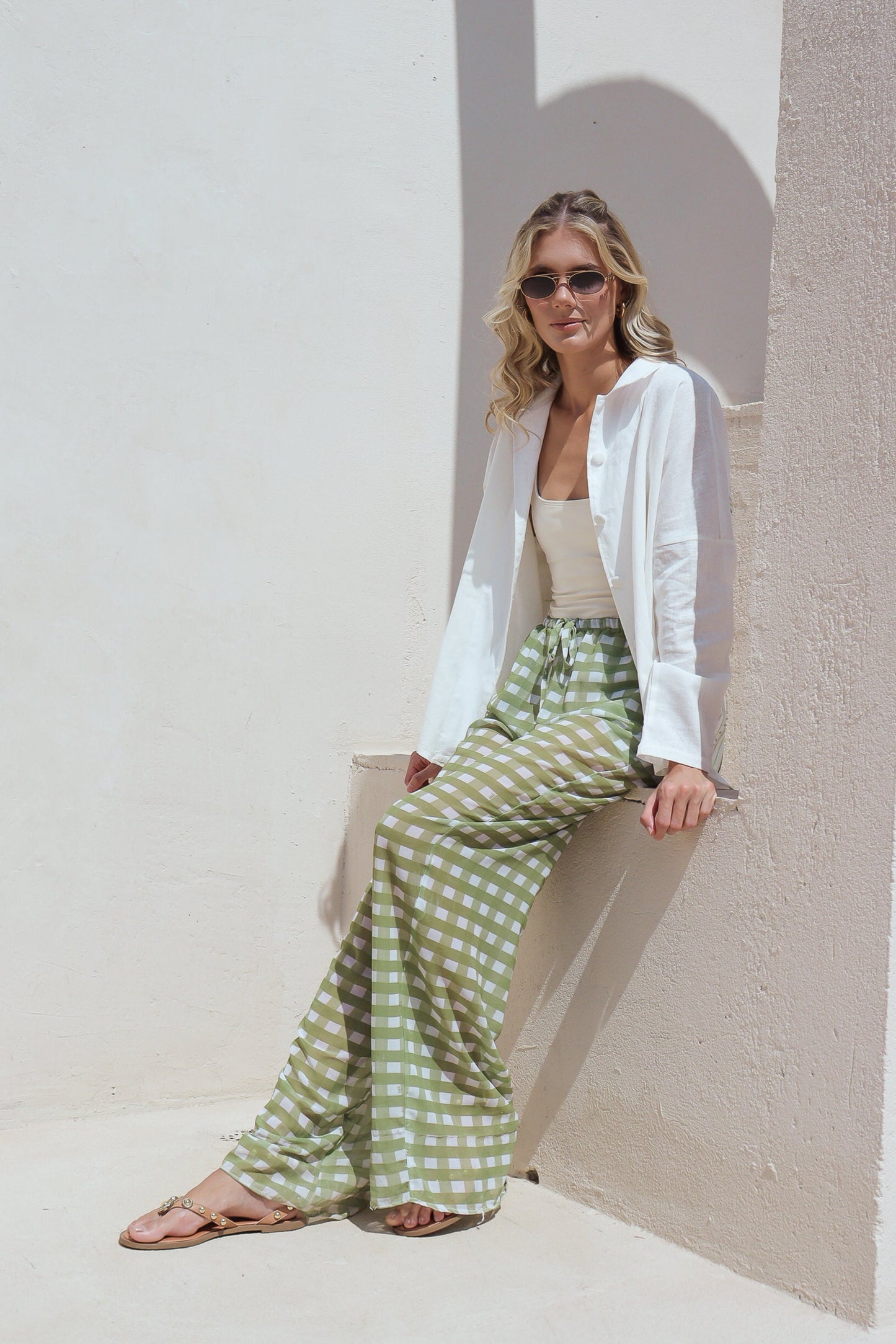 Calça Verde Brisa