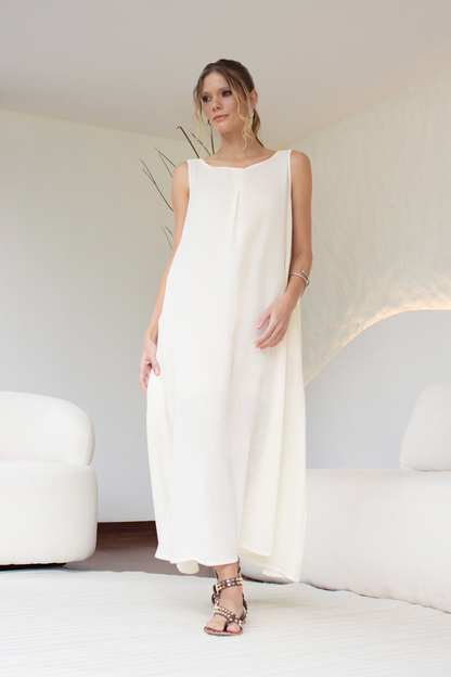 Vestido Positano Off White