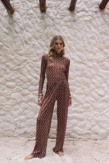 Calça Tule Cacao Petit