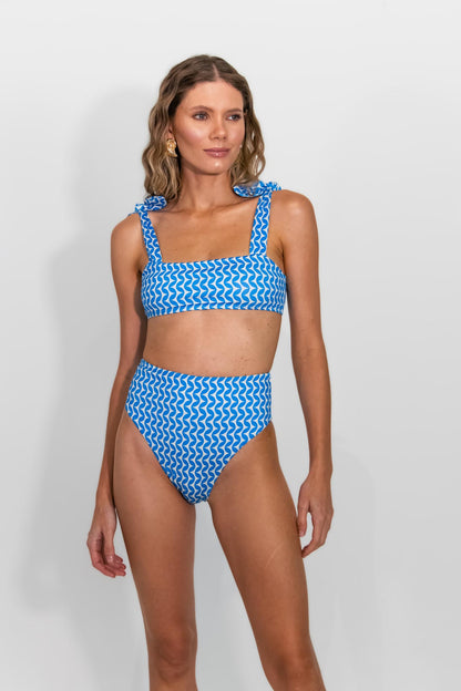 Top Faixa Maré Azul