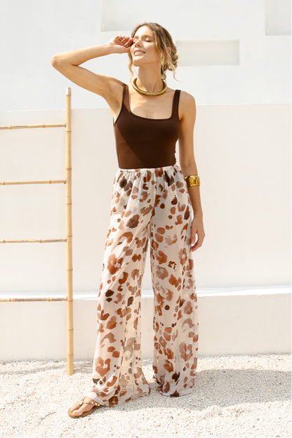 Calça Pantalona Onça