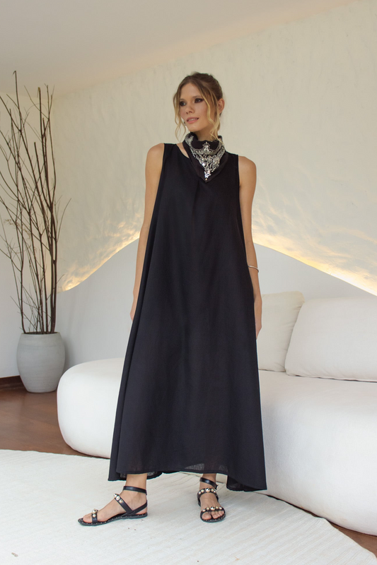 Vestido Positano Preto