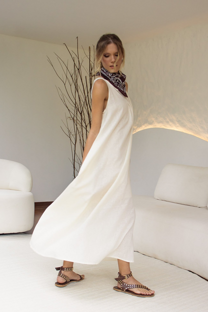 Vestido Positano Off White