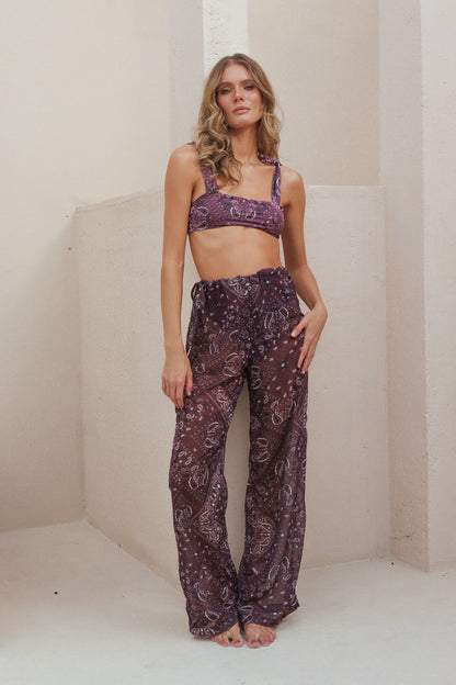 Calça Paisley Raisin