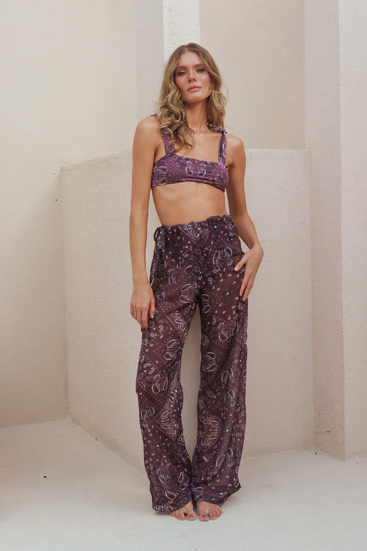 Calça Paisley Raisin