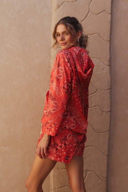 Jaqueta Paisley Siena