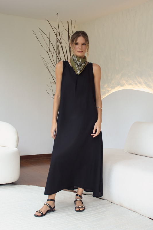 Vestido Positano Preto