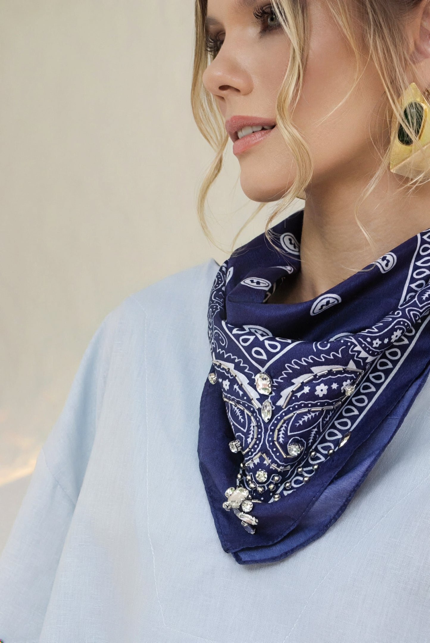 Bandana Capri Marinho