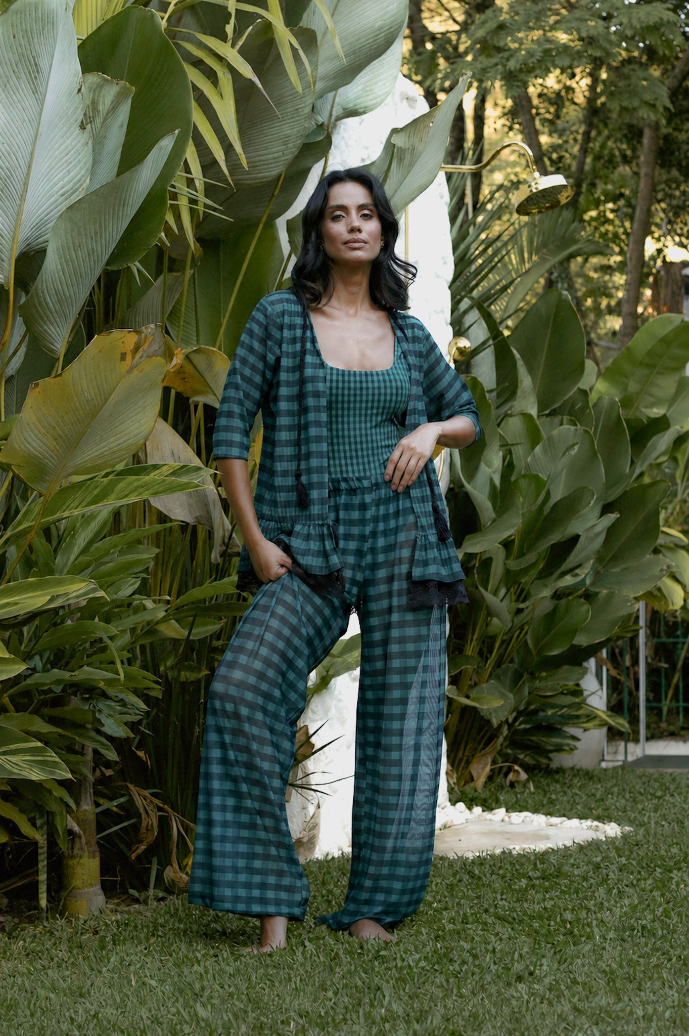 Kimono Voyage Xadrez Maxi