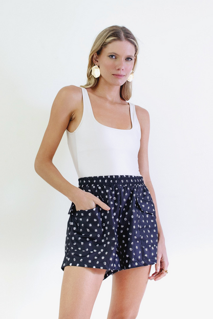 Short  Corta Vento Nero Petit