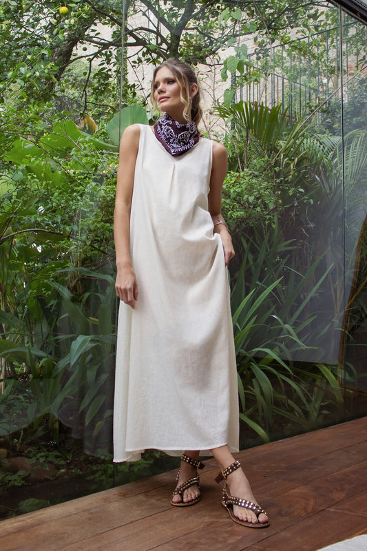 Vestido Positano Off White