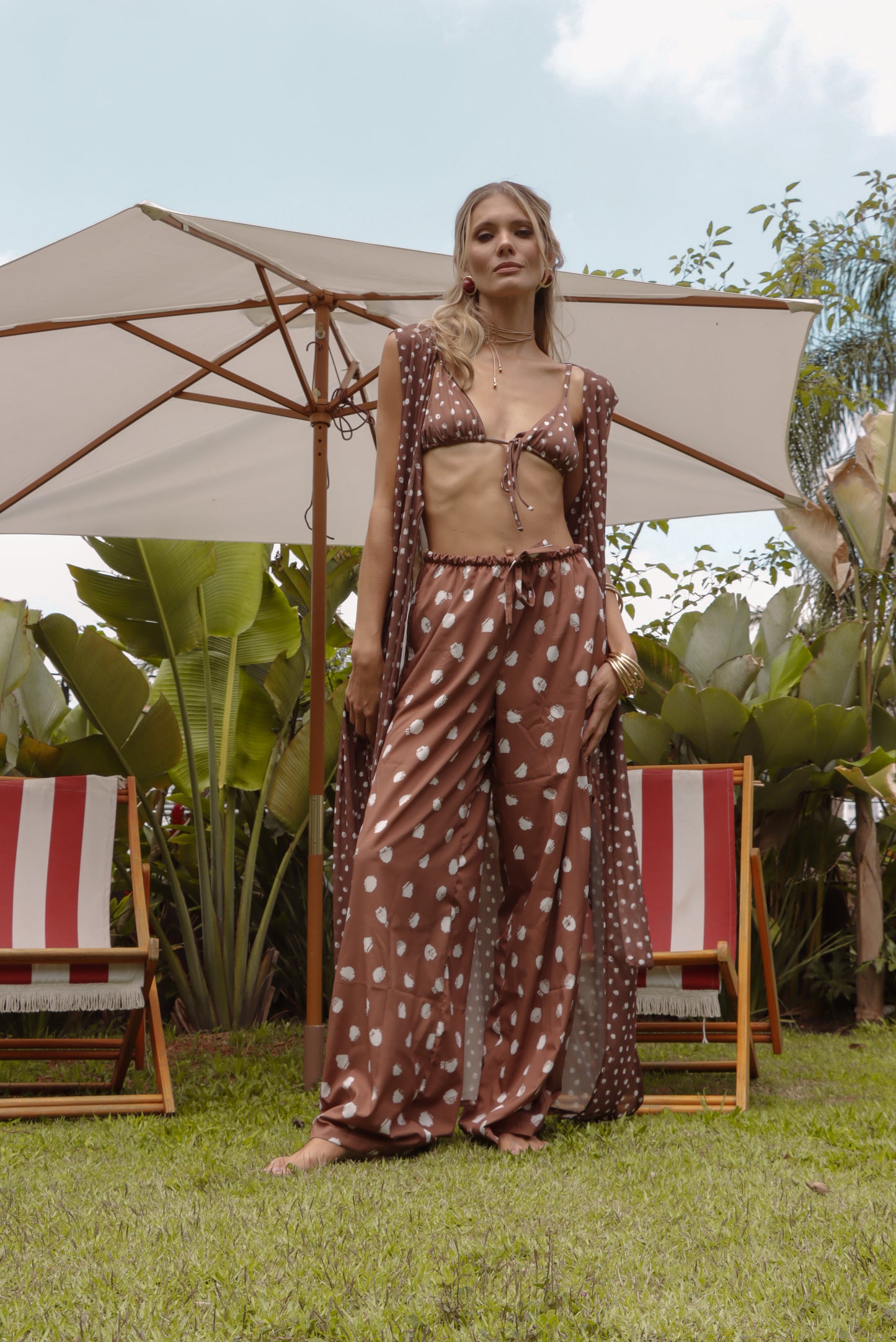 Calça Amarração Cacao