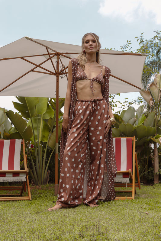 Calça Amarração Cacao