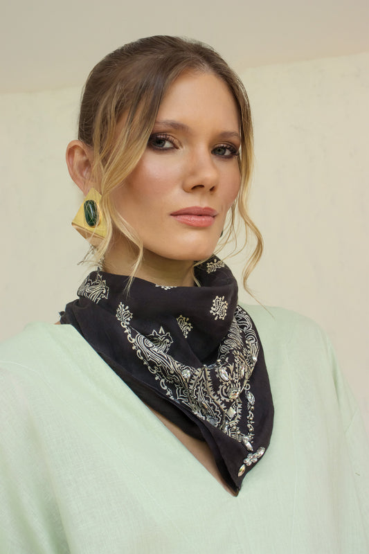 Bandana Capri Preta