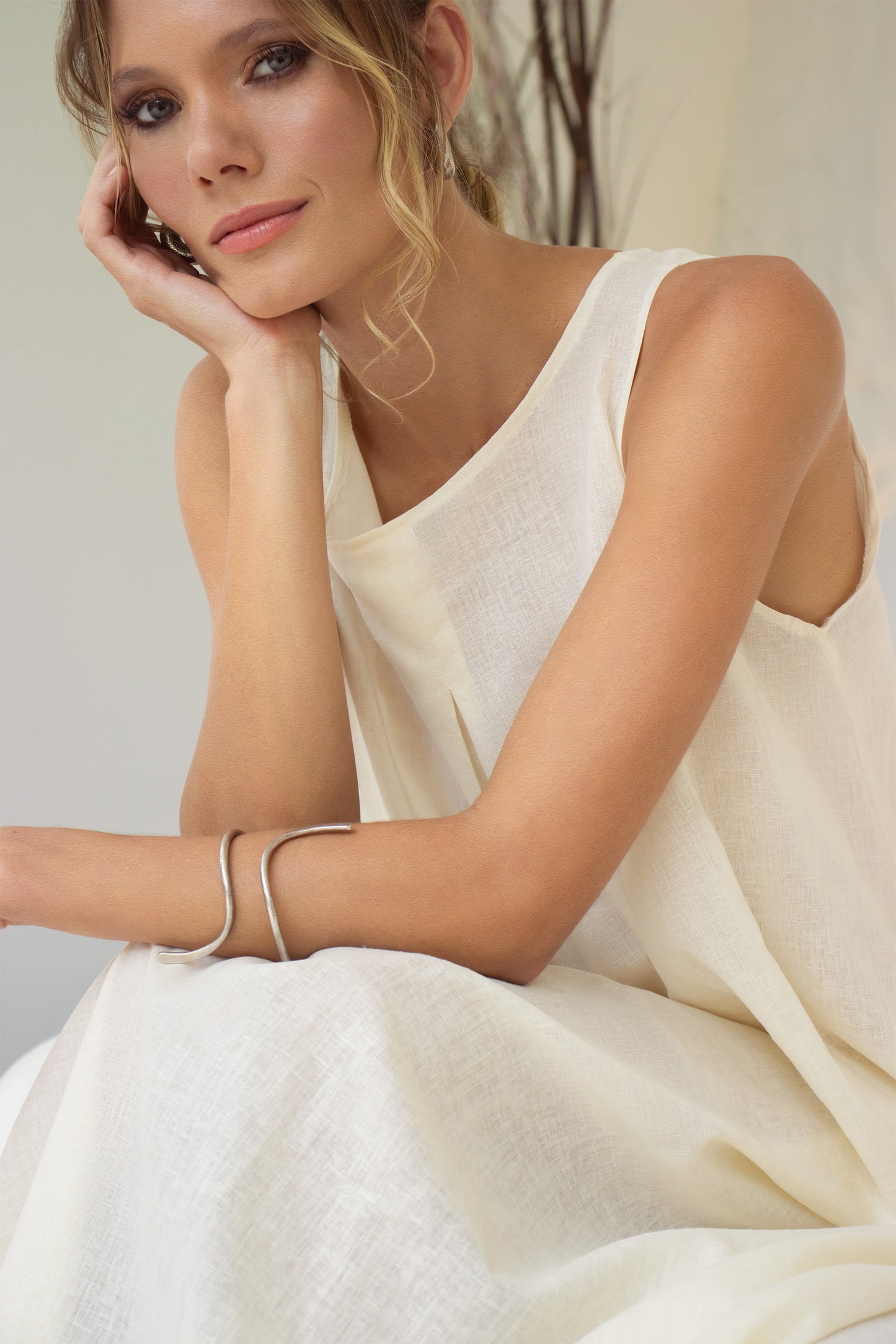 Vestido Positano Off White