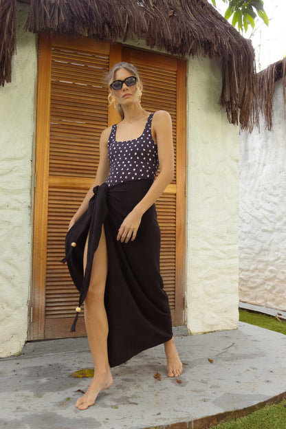Pareô Midi Black