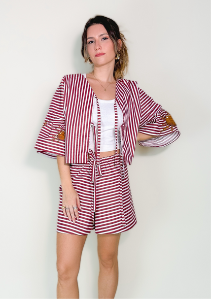 Bata Listras Vinho Caranguejos