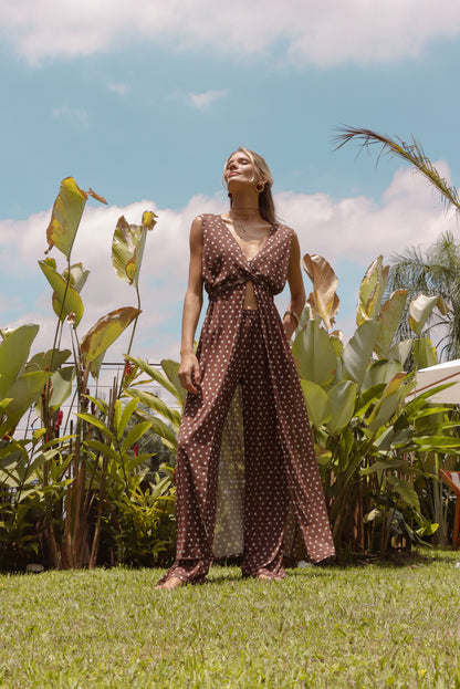 Túnica Amarração Cacao Petit