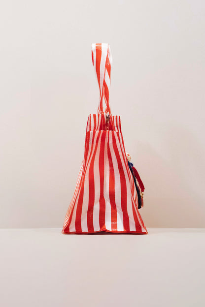 Mini Bolsa Vermelho Náutico