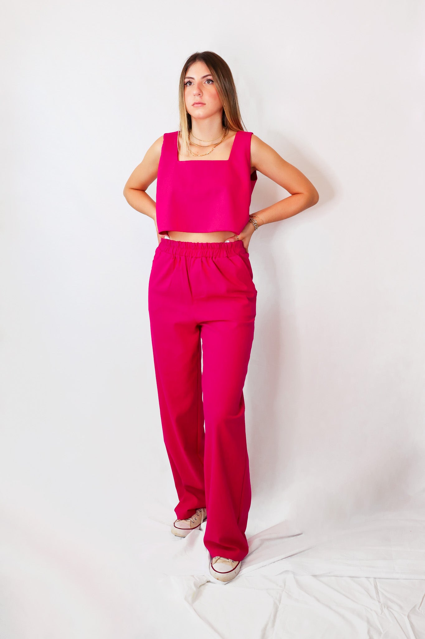 Cropped Bali Pink