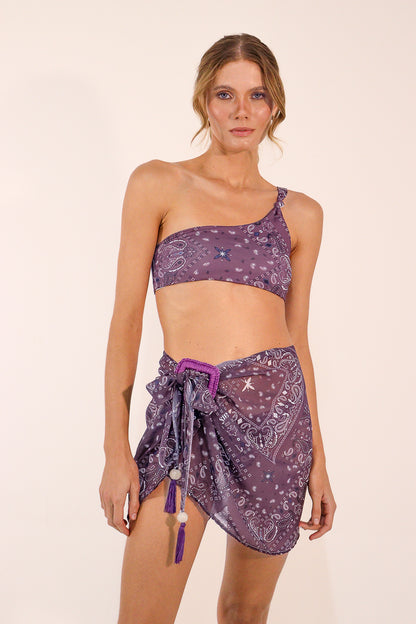 Pareô Paisley Raisin