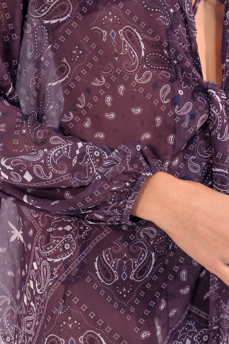 Kimono Paisley Raisin