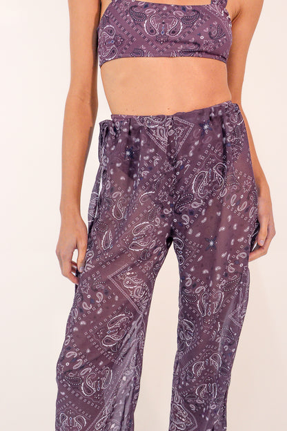 Calça Paisley Raisin
