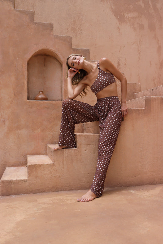 Calça Tule Cacao Petit