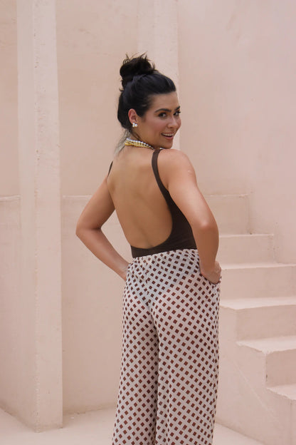 Calça Pantalona  Ouro de Mina