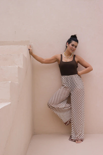 Calça Pantalona  Ouro de Mina