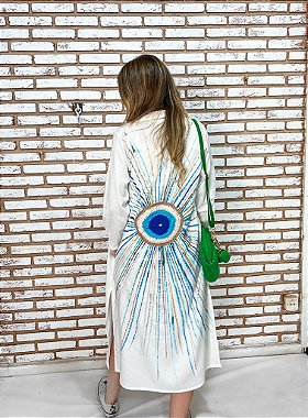 Chemise Sol Grego Azul