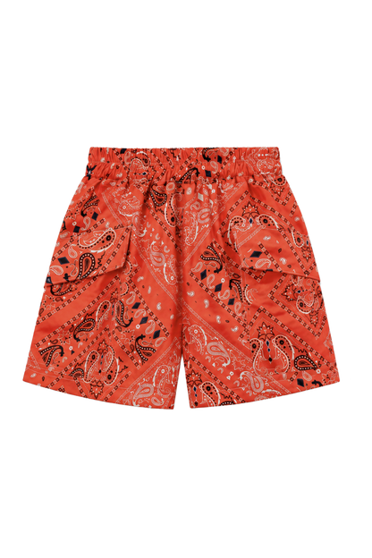 Short  Corta Vento Paisley Siena