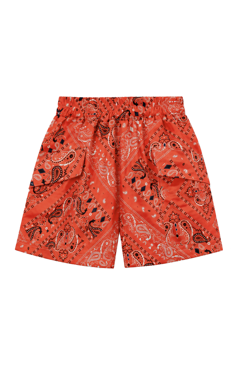 Short  Corta Vento Paisley Siena